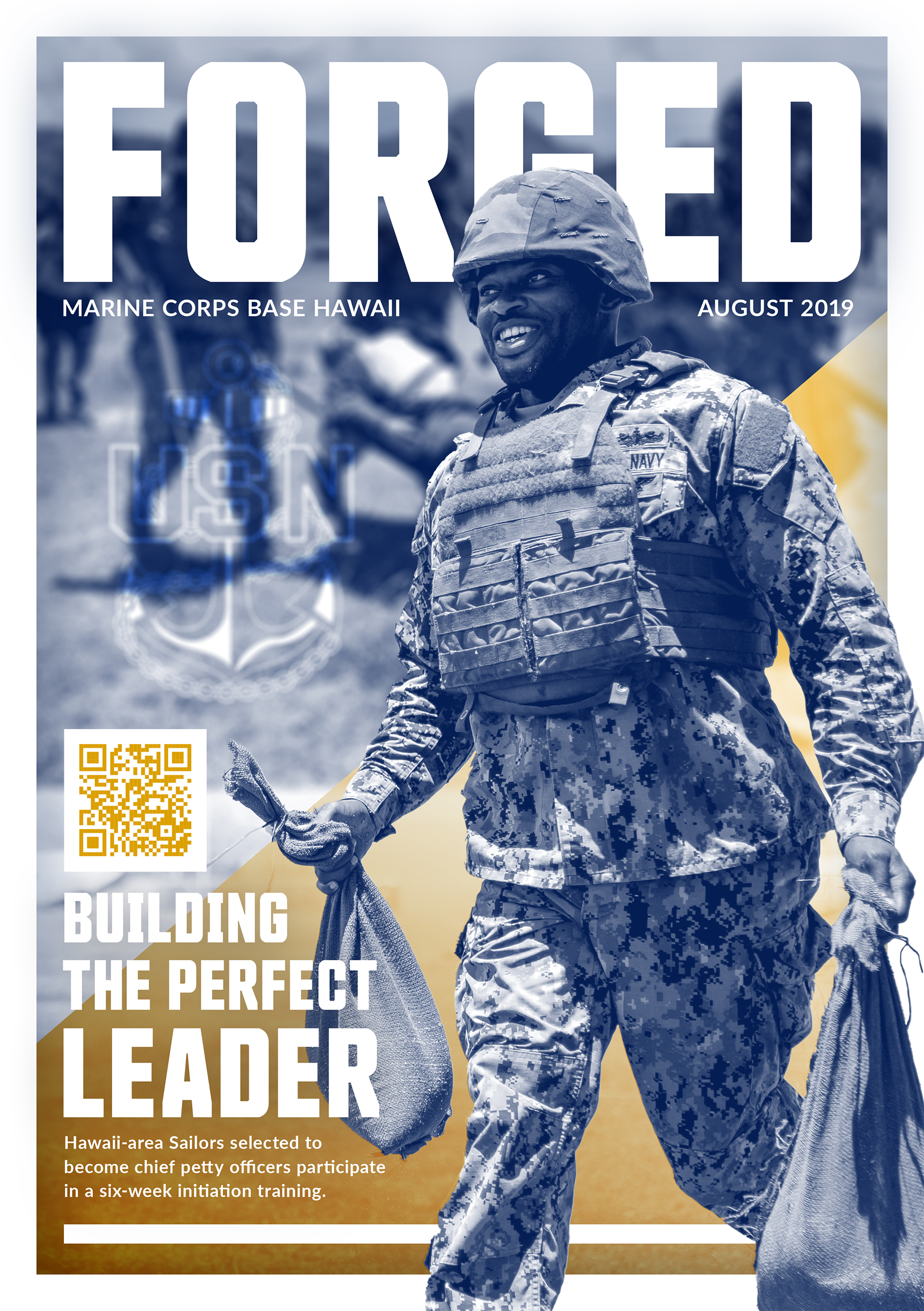 Forged poster design
