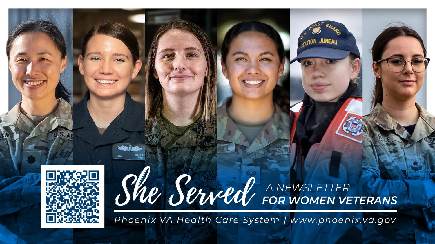 VA Phoenix She Served veteran design